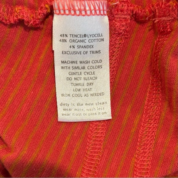 Toad&Co Orange Maxi Spaghetti Strap Dress - L - Gorpcore/Granola Girl - Picture 7 of 9